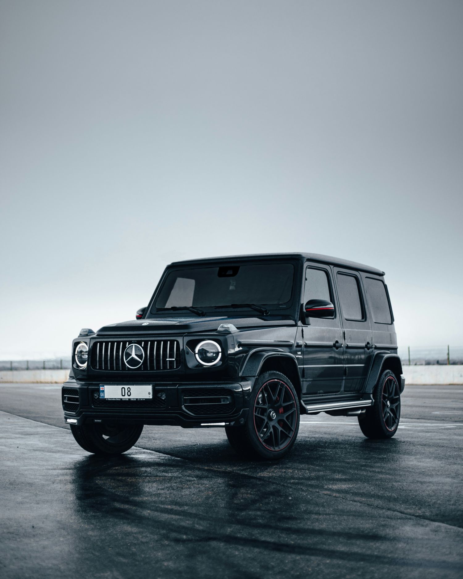 A black Mercedes-AMG G 63 — the FH Concierge fleet